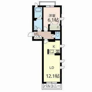 オクテット(Octet)【0301号室】の間取り