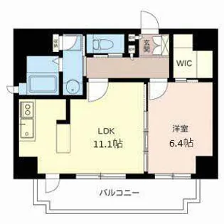 パラッツォロッサ【1001号室】の間取り