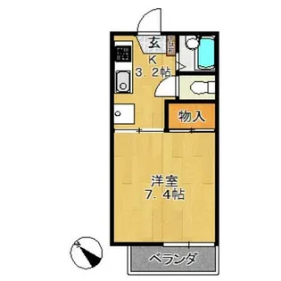 ファミールK【2階】の間取り