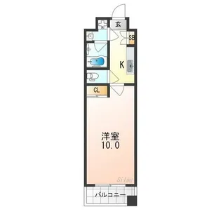 プラネシア星の子山科三条【8階】の間取り