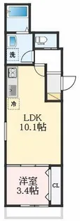 F+style浜寺石津町西3号館【2階】の間取り