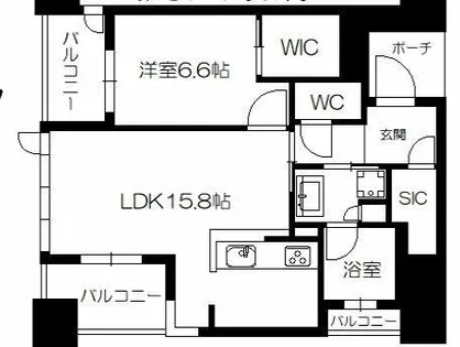 グランドメゾン京町堀タワー【21階】の間取り