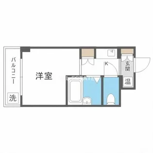インターナショナル玉造【6階】の間取り