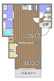 NET-K妙法寺Ⅱ【3階】の間取り