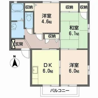 ADISHIO(アディシオ)【0207号室】の間取り