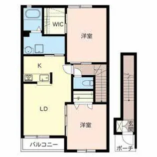 サンク テール【0203号室】の間取り