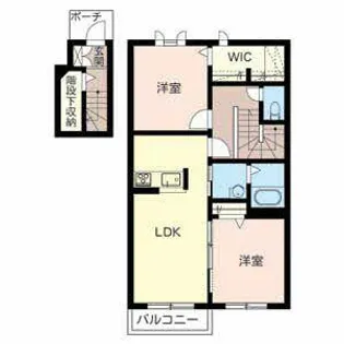 プルメリア【2階】の間取り