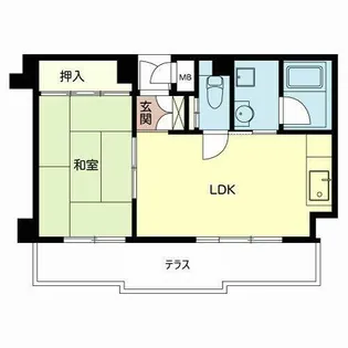グレース武庫之荘【0101号室】の間取り