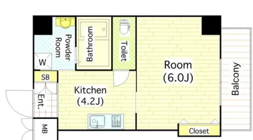 MONDO GALAXY【5階】の間取り