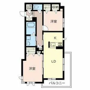 シャーメゾン近松【0203号室】の間取り