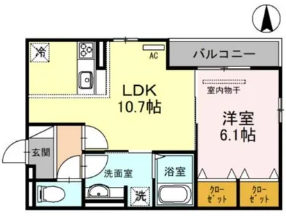 兵庫県西宮市堤町【アパート】の間取り