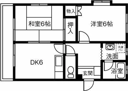 フローレンス西島【403号室】の間取り