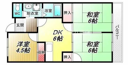 ガーデン陽光園【2階】の間取り