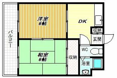 アクアハイツ【3階】の間取り