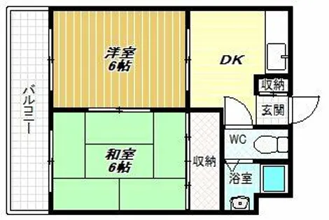 アクアハイツ【3階】の間取り