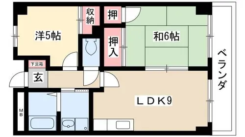 サンコート柳橋【0403号室】の間取り