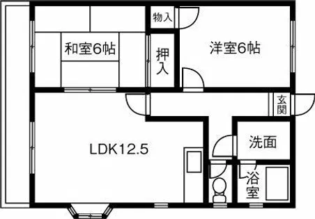 サングランデ元町【3階】の間取り