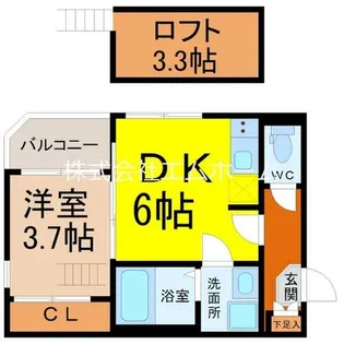 OKASIN6931【3階】の間取り
