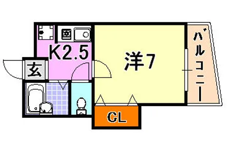 シャトル・K【4階】の間取り