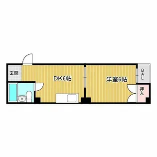 ハイムエルザ【1階】の間取り