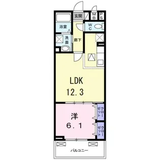 ソレイユ【2階】の間取り