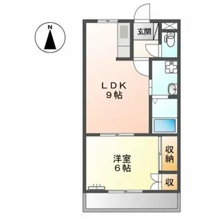 レッドウィング3番館【2階】の間取り