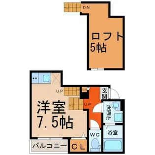 ボヌール中村公園【1階】の間取り