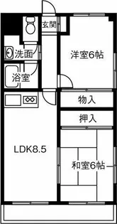 ビバーチェ21【202号室】の間取り