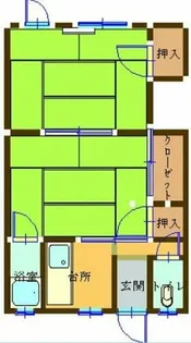 シャトレコートⅤ【10C号室】の間取り