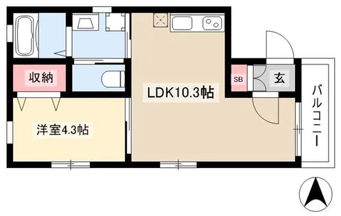 N house【2階】の間取り