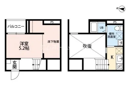 Partage suzu(パルタージュスズ)【2階】の間取り