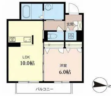 シャングリラ【0303号室】の間取り