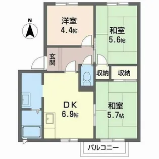 エピーメロン【2階】の間取り