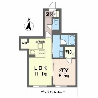 シャーメゾン プレミアス【0106号室】の間取り
