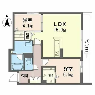 シャーメゾン ベル プレジール【2階】の間取り
