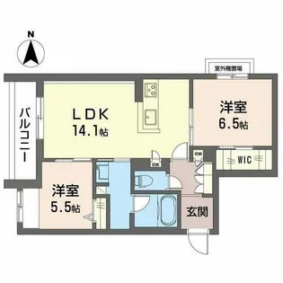 シャーメゾン ベル プレジール【3階】の間取り
