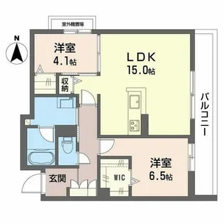 シャーメゾン ベル プレジール【3階】の間取り