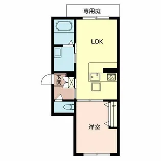 Felice紀三井寺【0101号室】の間取り