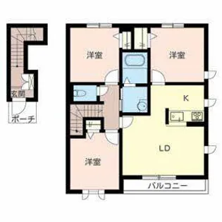 メゾン クレール【0203号室】の間取り