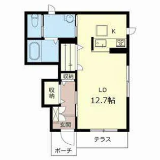 ラーク・コーポ【0102号室】の間取り