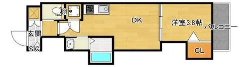 F asecia Merveille【1階】の間取り