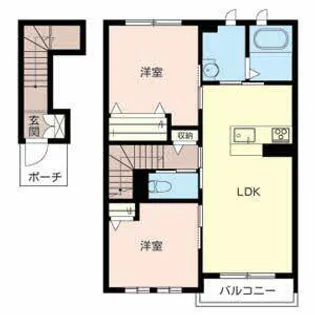 MESIA 瀬田【3202号室】の間取り