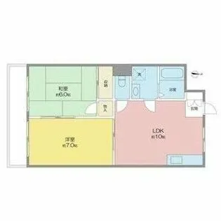 東陽第五ハイツ【103号室】の間取り