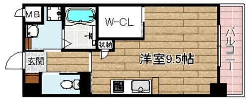 グランベージュ大手町【103号室】の間取り