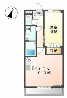 グランチェスタ エス【1階】の間取り