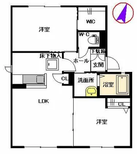 フェリシア【A0102号室】の間取り