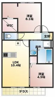 グランドゥール畷【2階】の間取り