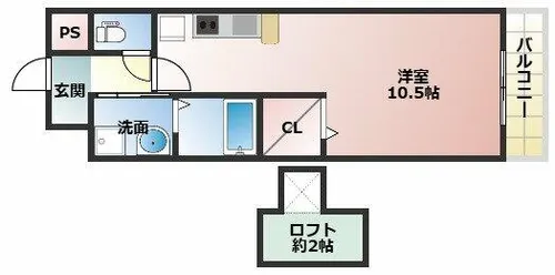 サンアビテ【2階】の間取り