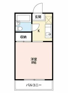 パレス石川【1-7号室】の間取り