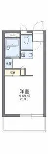 レオパレスクレール【103号室】の間取り